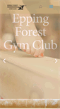 Mobile Screenshot of eppingforestgymclub.com
