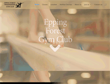 Tablet Screenshot of eppingforestgymclub.com